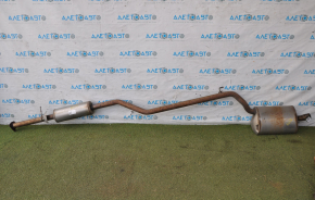 Middle and rear muffler with barrel for Honda Accord 13-17 2.4