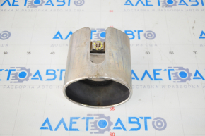 Muffler tip Honda Accord 13-17 2.4 chrome, broken bolt