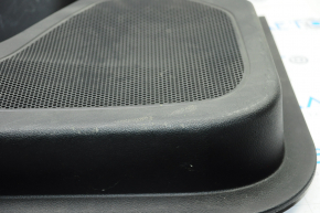 Door trim card front left Jeep Cherokee KL 14-18 black with black insert cloth, armrest leather, tear, scratches