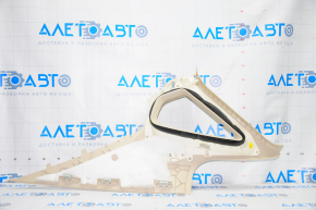 Upper left rear pillar trim VW Passat b7 12-15 USA beige, type 1 scratches