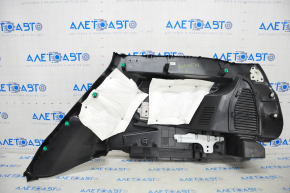 Left arch trim Nissan Rogue 14-18 black under 2 rows, worn