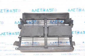 Radiator deflector blinds assembly Ford Escape MK3 13-16 prerest 1.6T, 2.5 with motor, broken fastener, missing 4 blinds