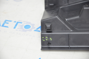 Nissan Rogue 14-20 trunk opening trim black, scratches, broken fastener