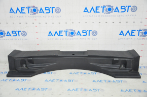 Nissan Rogue 14-20 trunk opening trim black, scratches, broken fastener