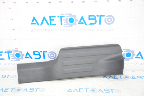 Door sill trim inner rear left Nissan Rogue 14-20 black, scratches