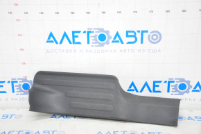 Door sill trim inner rear right Nissan Rogue 14-20 black, scratches