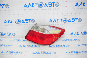 Lamp outer wing right Honda Accord 13-15 cracks on glass