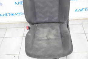 Driver's seat Nissan Rogue 14-16 without airbag, mechanical, cloth black, under dry cleaning