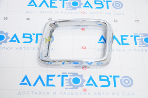 Chrome insert in the radiator grille Jeep Compass 17-21 2B crack in the mount