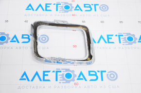 Chrome insert in the radiator grille Jeep Compass 17-21 2B crack in the mount