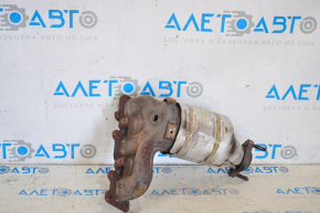 Exhaust manifold rear with catalytic converter Ford Edge 15-18 3.5