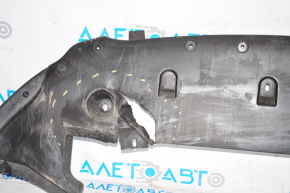 Front bumper protection Ford Edge 15-18, torn, scuffed