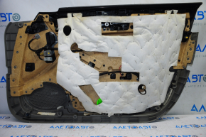 Door trim card front left Cadillac CTS 14- gray with gray insert leather, armrest leather, molding under the tree brown structure, memory seats, BOSE, tears