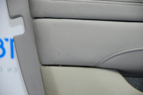 Door trim card front left Cadillac CTS 14- gray with gray insert leather, armrest leather, molding under the tree brown structure, memory seats, BOSE, tears