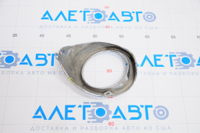 Right fog light frame Lexus ES300h ES350 13-15 pre-rest chrome, broken fasteners, pokes