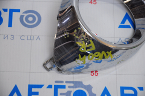 Right fog light frame Lexus ES300h ES350 13-15 pre-rest chrome, broken fasteners, pokes