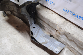 Front left quarter VW Tiguan 09-18 silver, threshold cut off