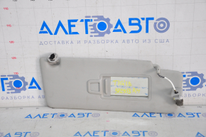 Right visor VW Tiguan 18-24 gray, broken fastener