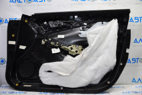 Door trim card front left Chevrolet Malibu 16-25 black with black insert cloth, scratches, for dry cleaning