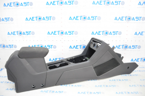 Central console armrest and cup holders VW Tiguan 18-21 cloth black, scratch