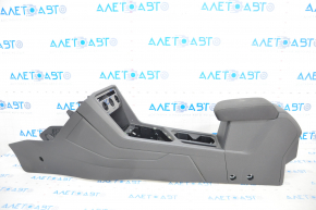 Central console armrest and cup holders VW Tiguan 18-21 cloth black, scratch