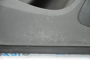 Door trim card front left Chevrolet Volt 11-15 black with gold insert, armrest leather, scratches
