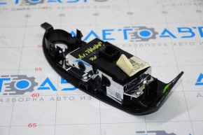 Front left window lift control Chevrolet Impala 14-20 black, with black structural wave overlay