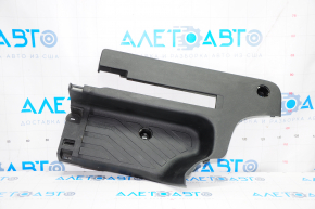 Threshold pad rear left rear Toyota Sequoia 08-16 black, broken fastener, without plugs, scratches