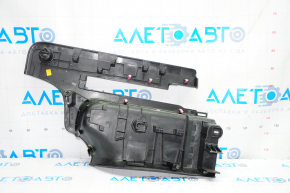 Threshold pad rear left rear Toyota Sequoia 08-16 black, broken fastener, without plugs, scratches