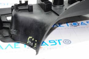 Threshold pad rear left rear Toyota Sequoia 08-16 black, broken fastener, without plugs, scratches