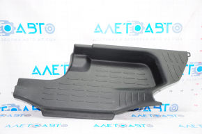Rear left door sill plate for Toyota Highlander 14-19, black