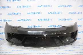 Bare rear bumper VW Beetle 12-16 black, broken mount, dented, scuffed