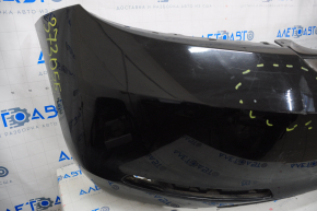 Bare rear bumper VW Beetle 12-16 black, broken mount, dented, scuffed