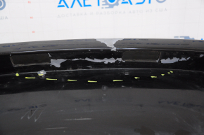 Bare rear bumper VW Beetle 12-16 black, broken mount, dented, scuffed