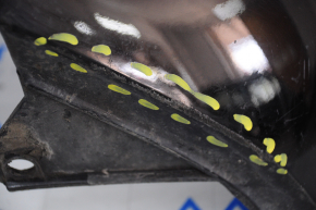 Bare rear bumper VW Beetle 12-16 black, broken mount, dented, scuffed