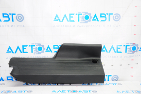 Door sill trim rear left front Toyota Sequoia 08-16 black, broken fastener, scratches, without plug