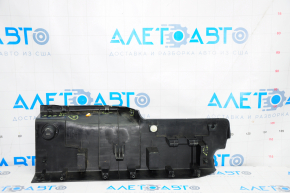 Door sill trim rear left front Toyota Sequoia 08-16 black, broken fastener, scratches, without plug