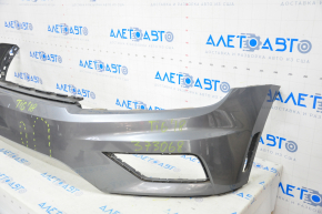 Front bumper bare VW Tiguan 18-21 graphite, pressed