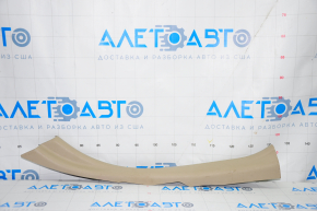Door sill trim inner rear left Toyota Camry v50 12-14 usa beige, broken mount, scratches