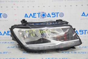 Headlight front right VW Tiguan 18-21 bare halogen, DRL LED, sand