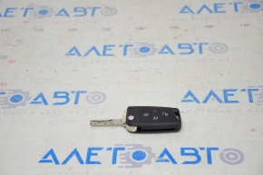 Key VW Tiguan 18-21 keyless 4 buttons, mat