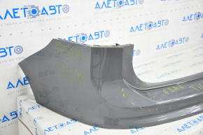 Rear bumper bare upper part VW Tiguan 18-24 graphite, dented, tear, broken fastener, crack