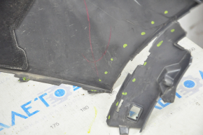 Rear bumper bare upper part VW Tiguan 18-24 graphite, dented, tear, broken fastener, crack