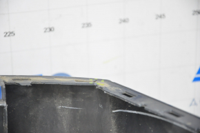 Rear bumper bare upper part VW Tiguan 18-24 graphite, dented, tear, broken fastener, crack