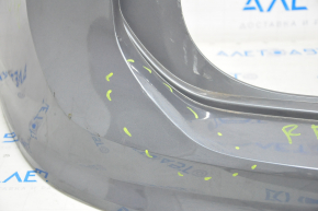 Rear bumper bare upper part VW Tiguan 18-24 graphite, dented, tear, broken fastener, crack