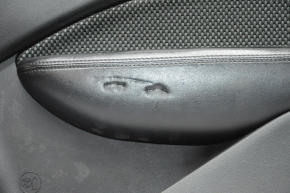 Door trim card front right Dodge Dart 13-15 black with insert black mesh cloth, armrest leather, scratches, bumps