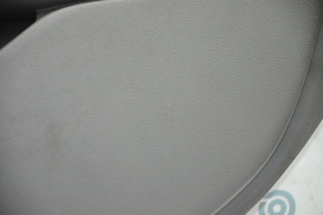 Door trim card front right Chevrolet Impala 14-20 gray with gray insert leather, armrest leather, molding black structural waves, for dry cleaning, scratch
