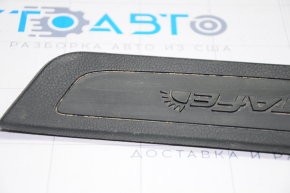 Door sill trim rear left outer Hyundai Santa FE Sport 13-18 black, scratches