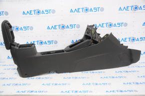 Central console armrest and cup holders Ford Focus mk3 15-18 rest, black, scratches, for cleaning