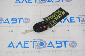 Ford Focus mk3 11-18 key 4 buttons, emblem defect, worn out